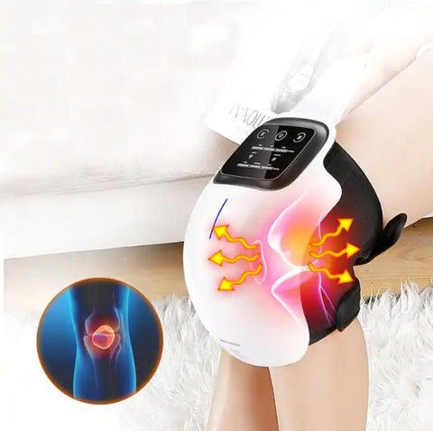 Knee Massager with Heat and Kneading for Pain Relie Rechargeable LED Display Arthritis Massagers Infrared Heated Vibration Tool