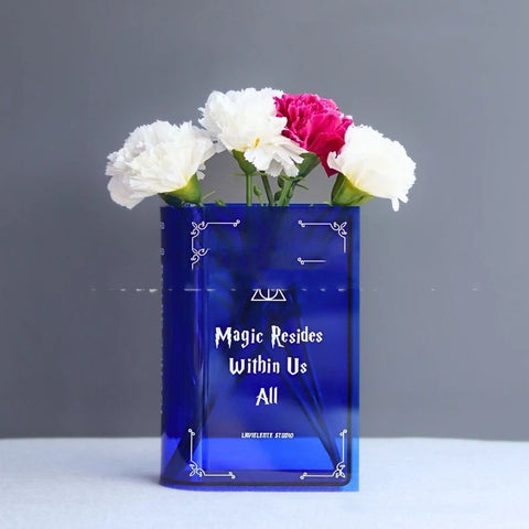 Hogwarts-inspired Acrylic Book Vase