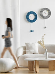 Nordic Internet Celebrity Light Luxury Wall Clock Living Room Home